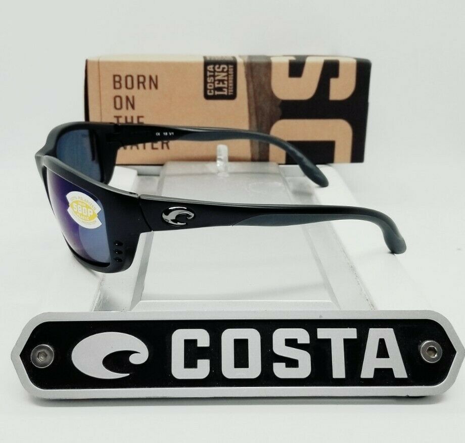 Costa Del Mar ZANE sunglasses - Matte Black/Blue Mirror 580P