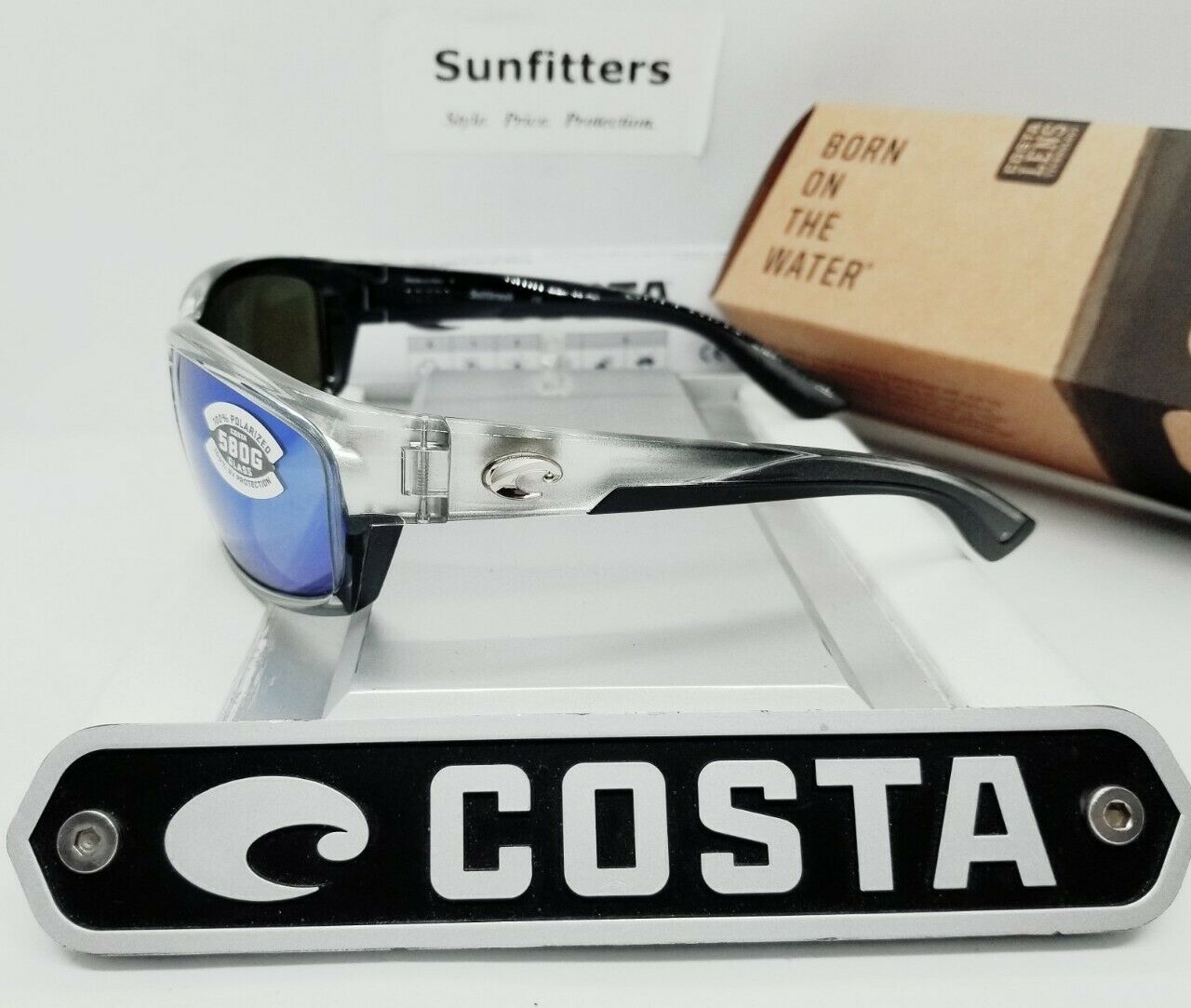 Costa Del Mar SALTBREAK sunglasses - Silver/Blue Mirror 580G