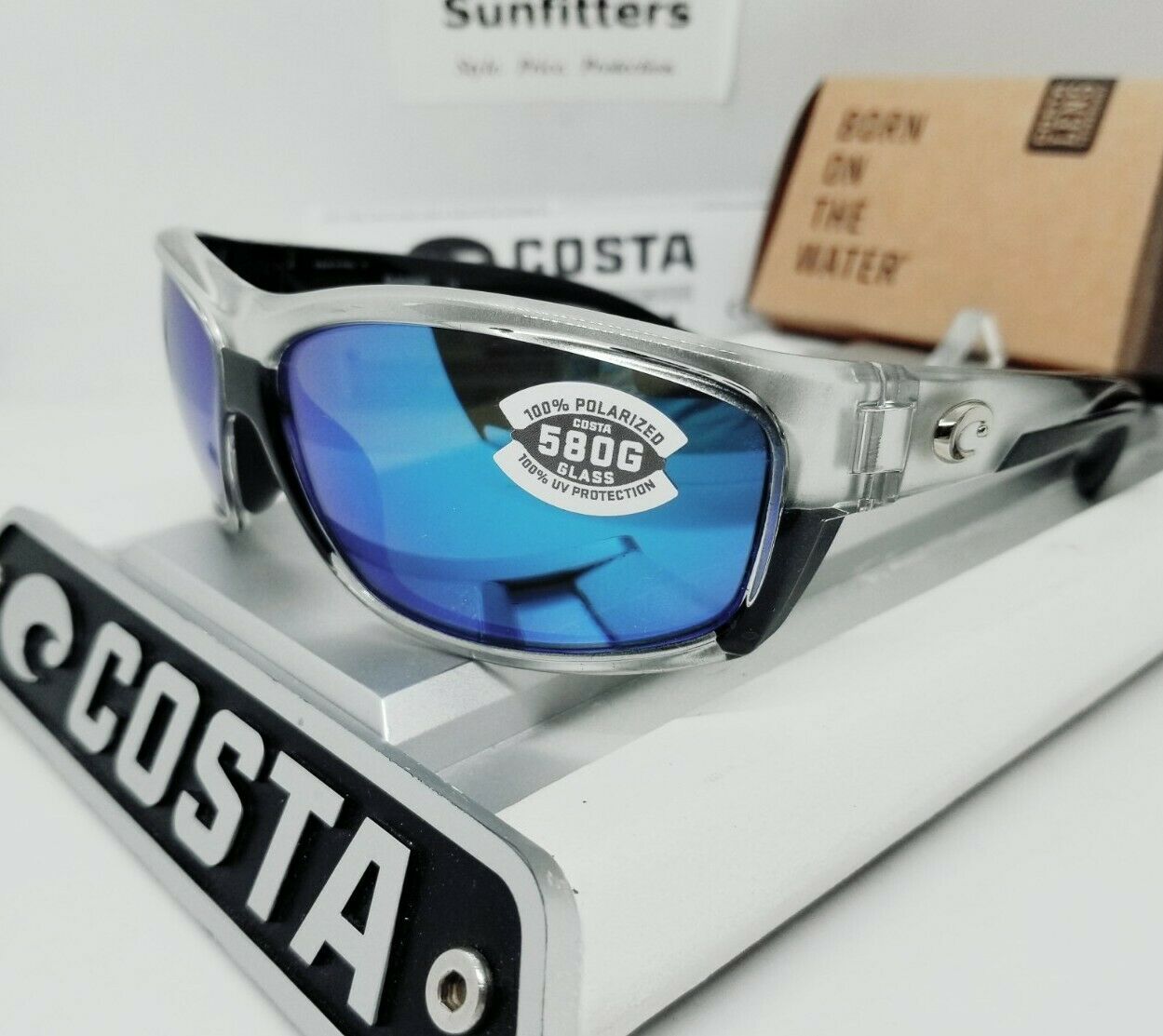 Costa Del Mar SALTBREAK sunglasses - Silver/Blue Mirror 580G