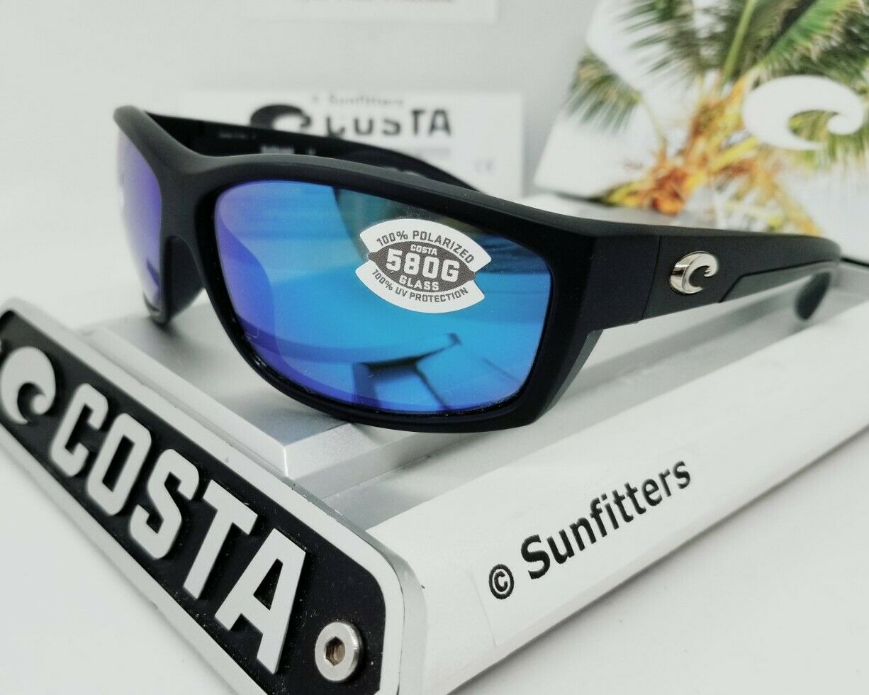 Costa Del Mar SALTBREAK sunglasses - Matte Black/Blue Mirror 580G