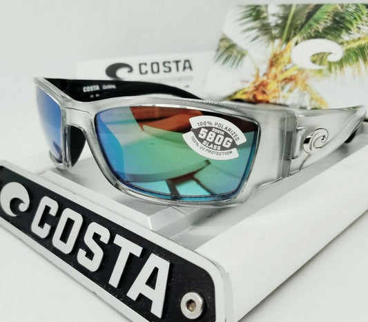 Costa Del Mar CORBINA sunglasses - Silver/Green Mirror 580G (glass)