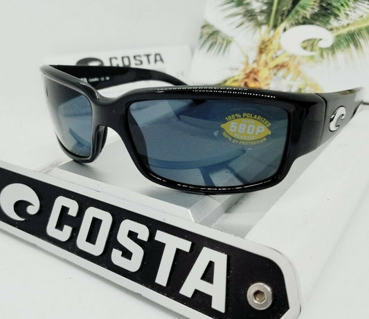 Costa Del Mar CABALLITO sunglasses - Shiny Black/Gray 580P