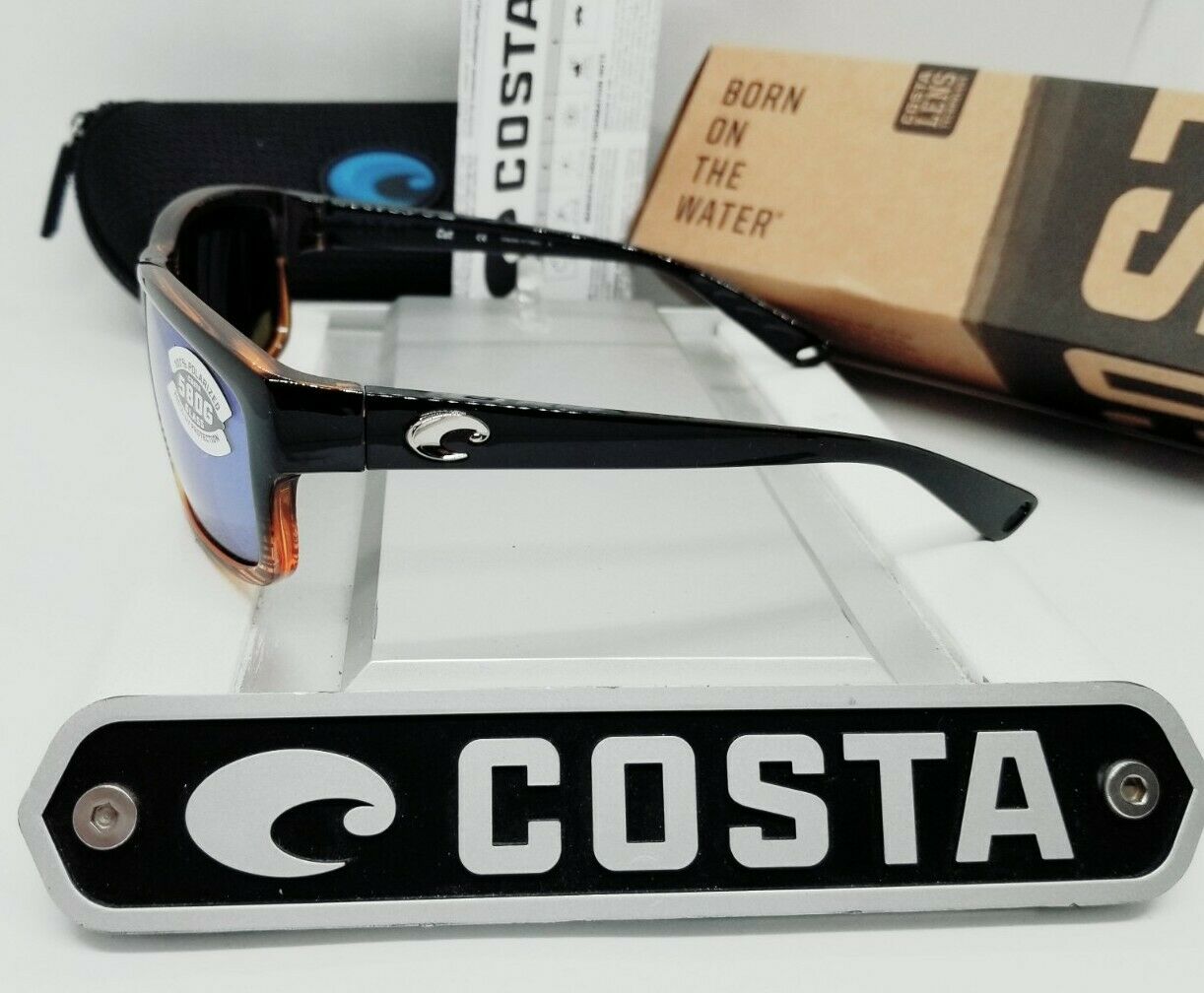 Costa Del Mar Mens Cut Coconut Fade Frame Copper Polarized 580p Lens  Sunglasses - UT52OCP