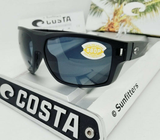 Costa Del Mar DIEGO sunglasses - Matte Black/Gray 580P