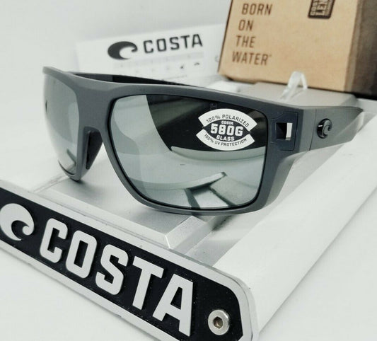 Costa Del Mar DIEGO sunglasses - Matte Gray/Silver Mirror 580G