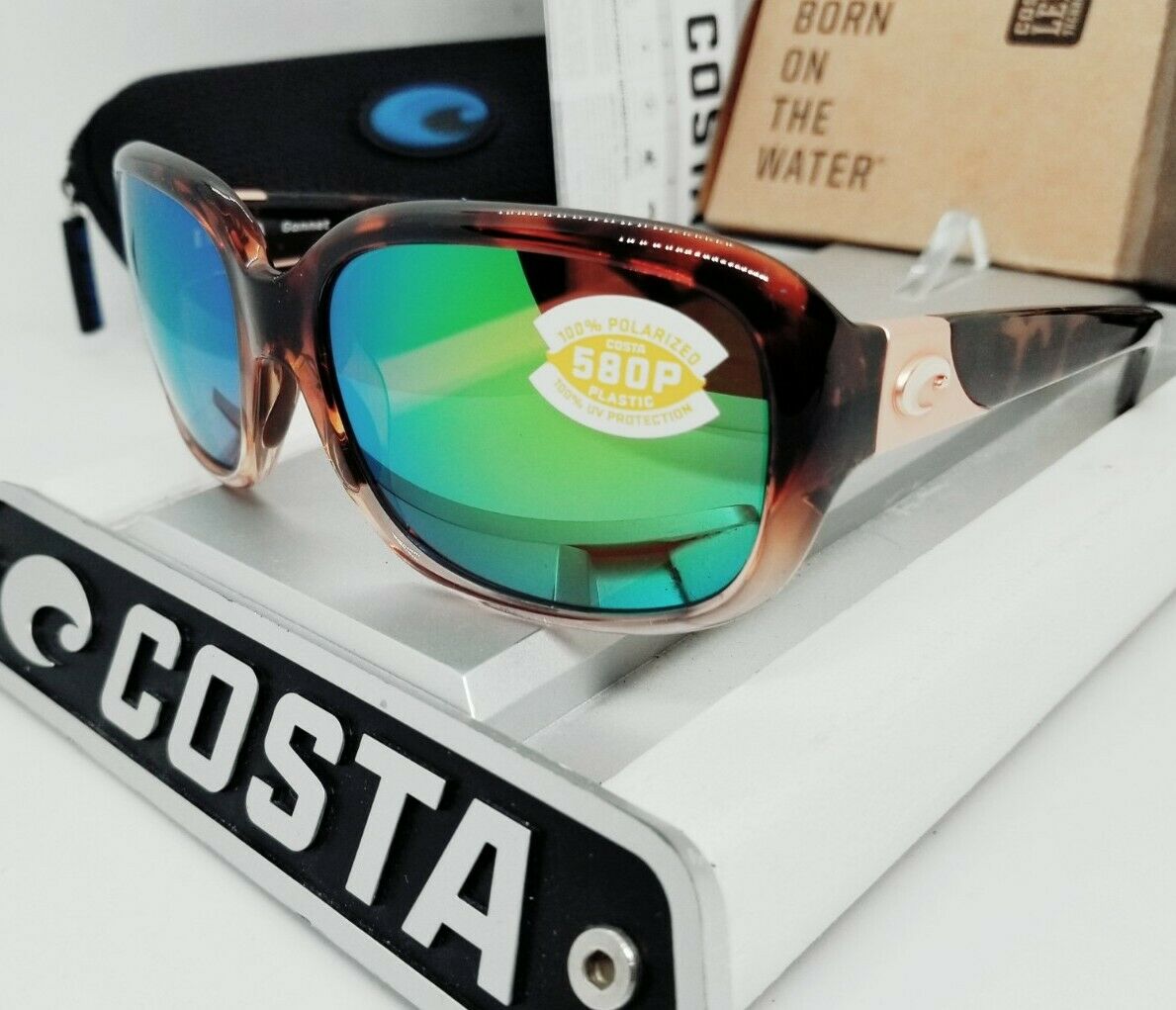 Costa Del Mar GANNET sunglasses - Tortoise Fade/Green Mirror 580P