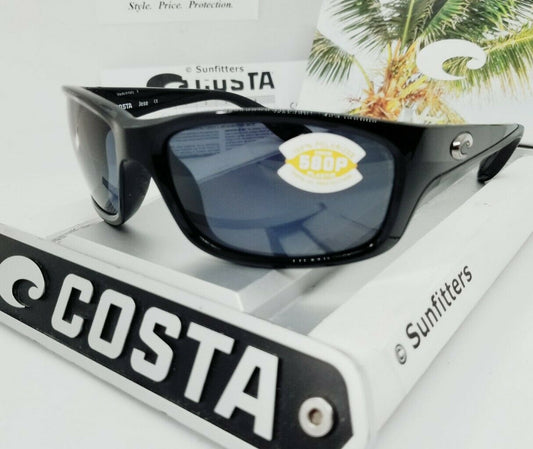 Costa Del Mar JOSE sunglasses - Shiny Black/Gray 580P