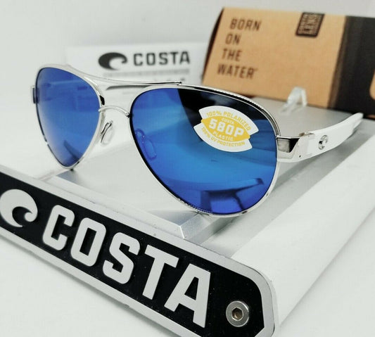 Costa Del Mar LORETO sunglasses - Silver/Blue Mirror 580P