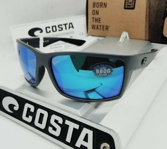 Costa Del Mar REEFTON sunglasses - Matte Gray/Blue Mirror 580G