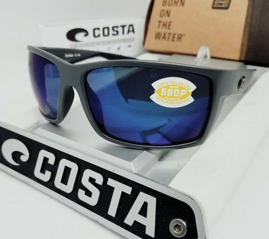 Costa Del Mar REEFTON sunglasses - Matte Gray/Blue Mirror 580P