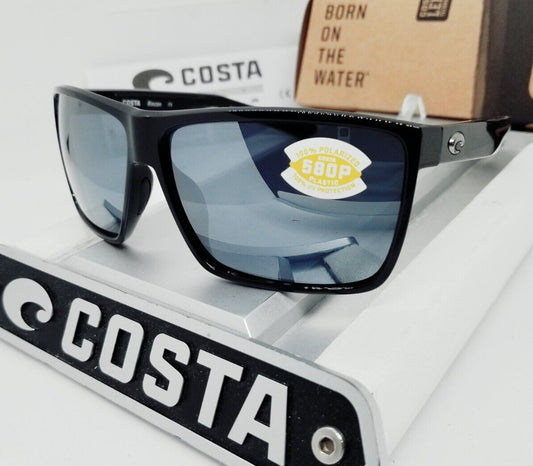 Costa Del Mar RINCON sunglasses - Shiny Black/Silver Mirror 580P