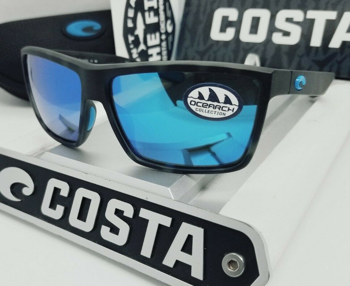 Costa Del Mar RINCONCITO sunglasses - Ocearch - Tiger Shark/Blue Mirror 580G