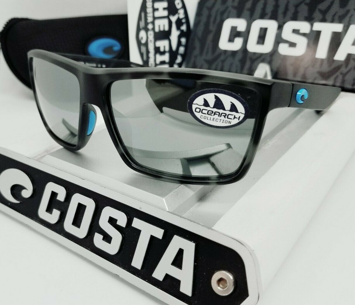 Costa Del Mar RINCONCITO sunglasses - Ocearch - Tiger Shark/Silver 580G