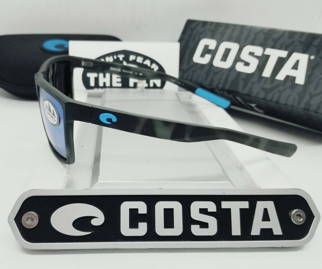 Costa Del Mar RINCONCITO sunglasses - Ocearch - Tiger Shark/Blue Mirror 580G