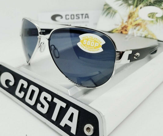 Costa Del Mar SOUTH POINT sunglasses - Palladium Silver/Gray 580P