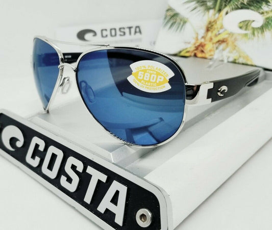 Costa Del Mar SOUTH POINT sunglasses - Palladium Silver/Blue Mirror 580P