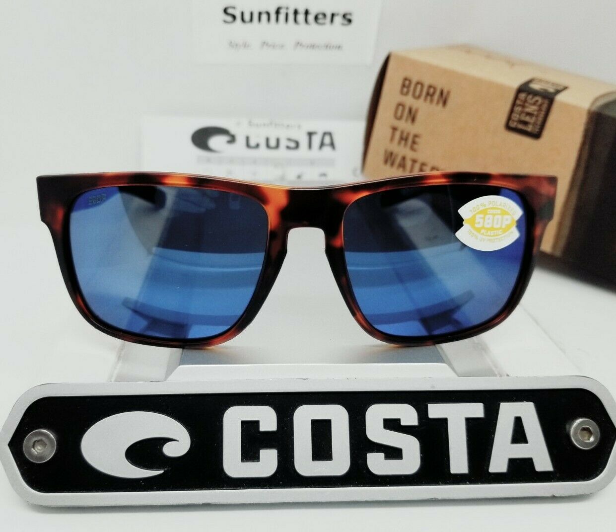 Costa Del Mar SPEARO sunglasses - Tortoise/Blue Mirror 580P