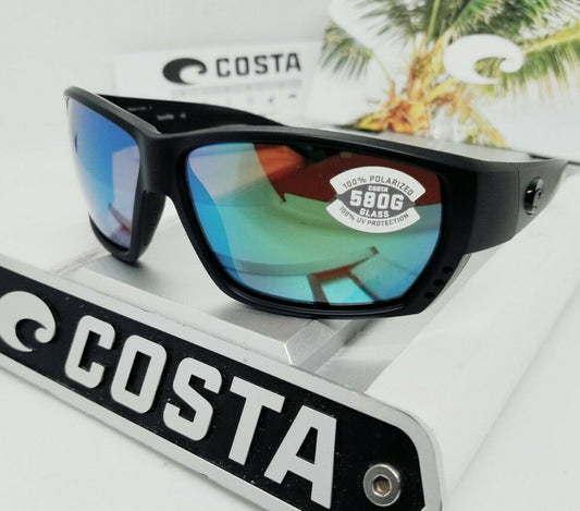 Costa Del Mar TUNA ALLEY sunglasses - Blackout/Green Mirror 580G