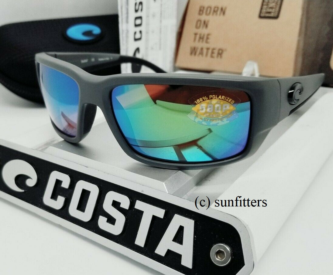 Costa Del Mar FANTAIL sunglasses - Matte Gray/Green Mirror 580P