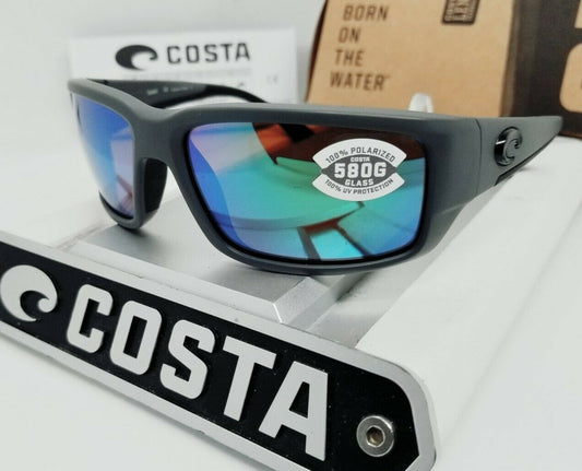 Costa Del Mar FANTAIL sunglasses - Matte Gray/Green Mirror 580G (GLASS)