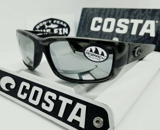 Costa Del Mar FANTAIL sunglasses - Ocearch - Tiger Shark/Silver Mirror 580G (GLASS)