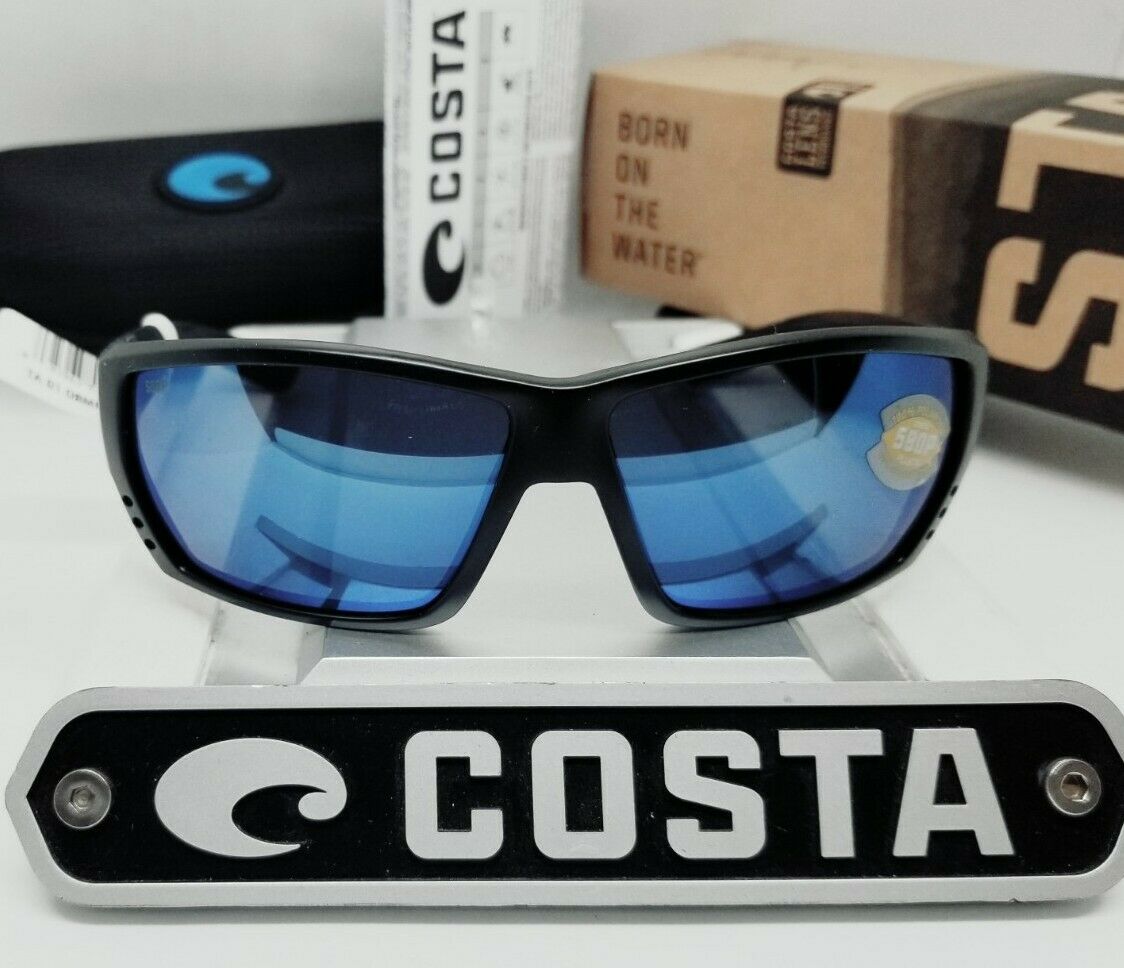 Costa Del Mar TUNA ALLEY sunglasses - Blackout/Blue Mirror 580P