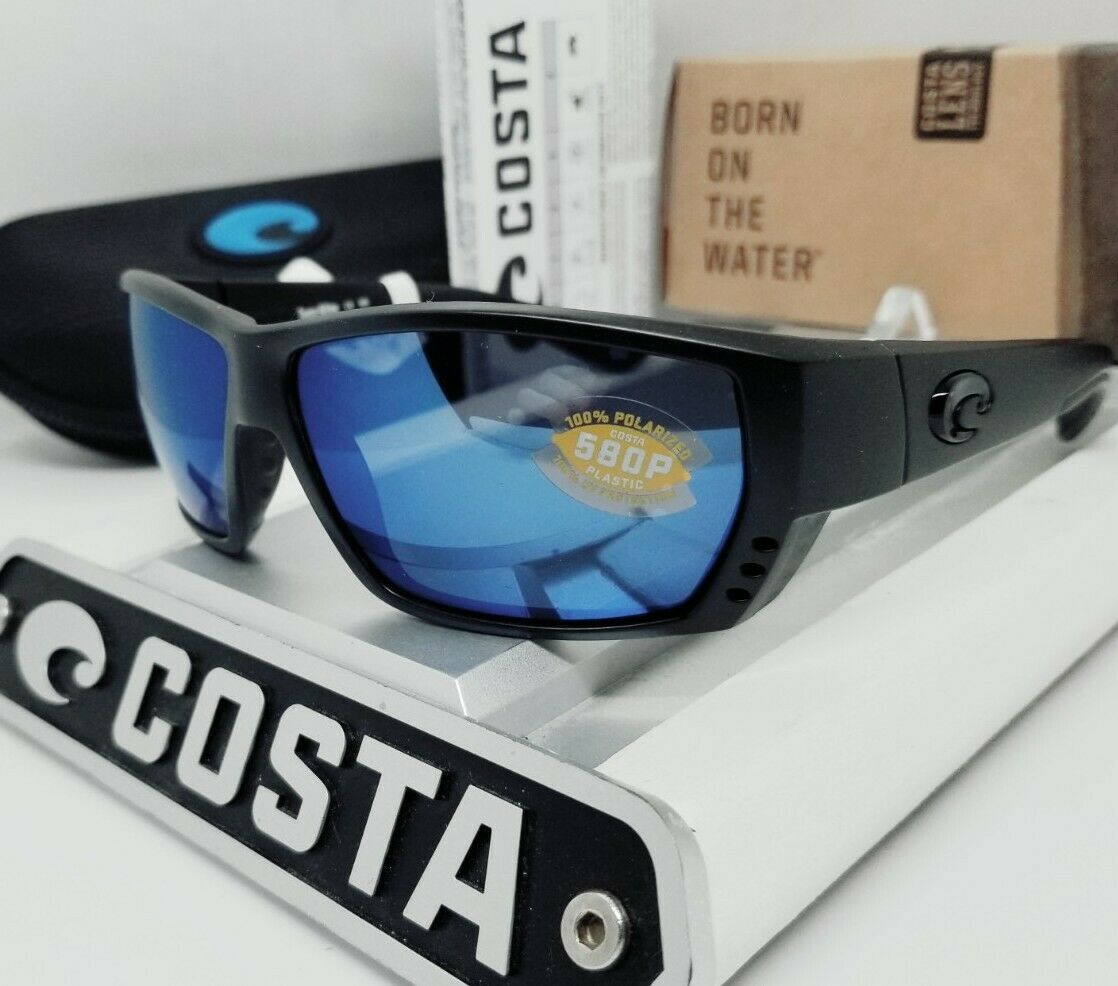 Costa Del Mar TUNA ALLEY sunglasses - Blackout/Blue Mirror 580P