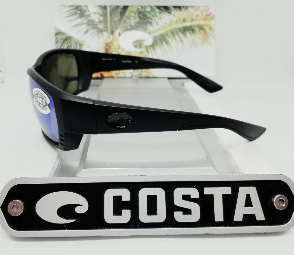 Costa Del Mar TUNA ALLEY sunglasses - Blackout/Blue Mirror 580G