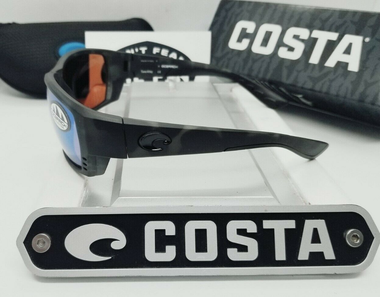 Costa Del Mar TUNA ALLEY sunglasses - OCEARCH - Tiger Shark/green 580G