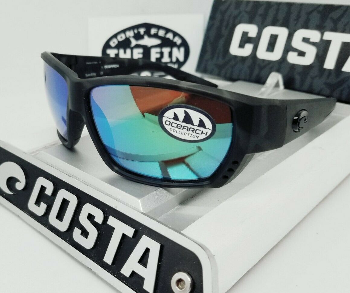 Costa Del Mar TUNA ALLEY sunglasses - OCEARCH - Tiger Shark/green 580G